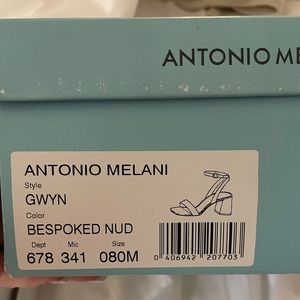 Antonio Melani Bespoked Nude heels